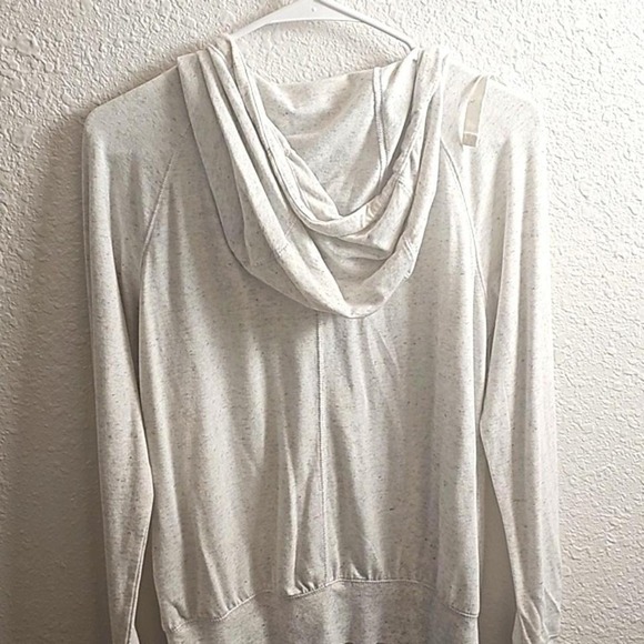 Nike Women's Light Gray Small Zip-Up Hoodie Small - Picture 4 of 8